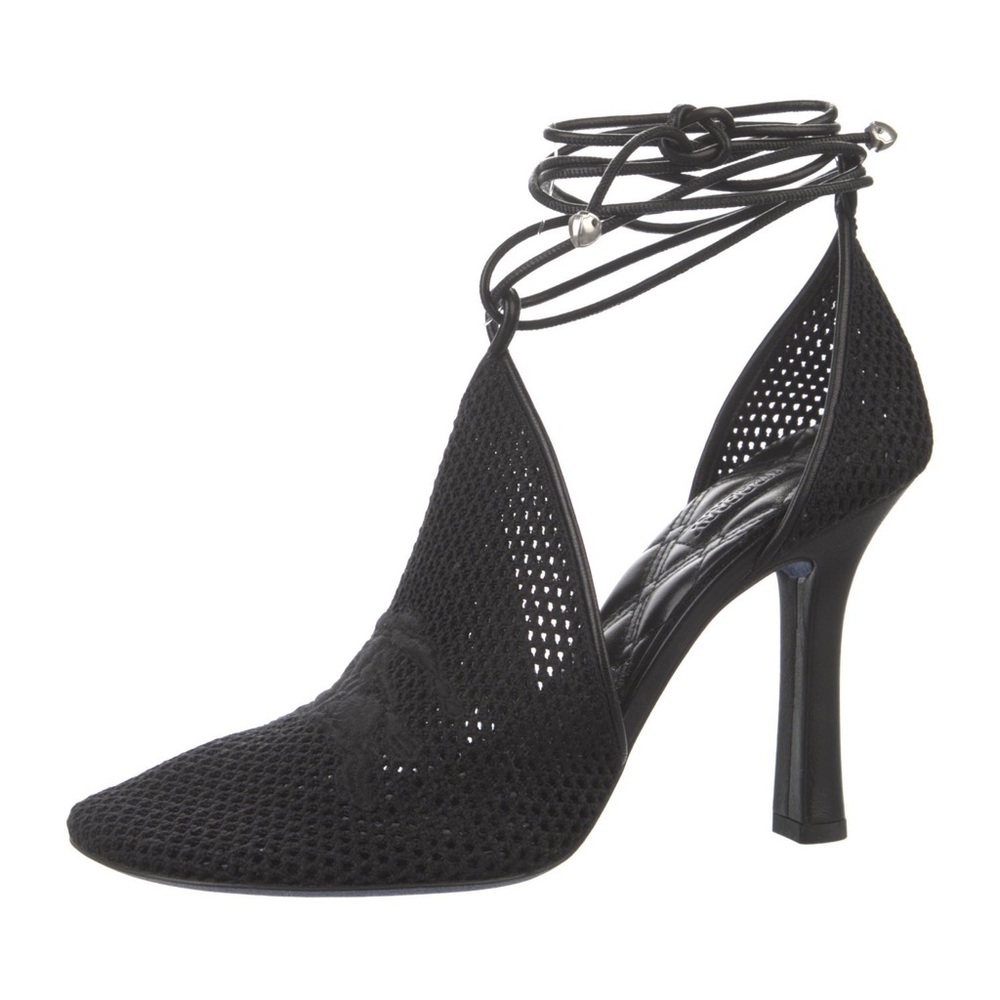 Burberry D'Orsay Mesh Tie Pumps